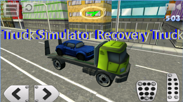 camion de récupération de simulateur