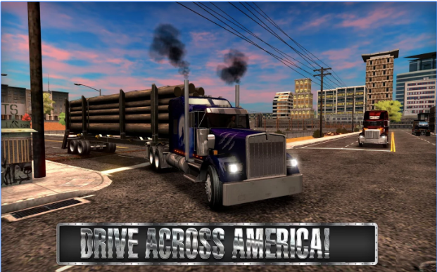 Gameplay screenshot from truck simulator usa for Android