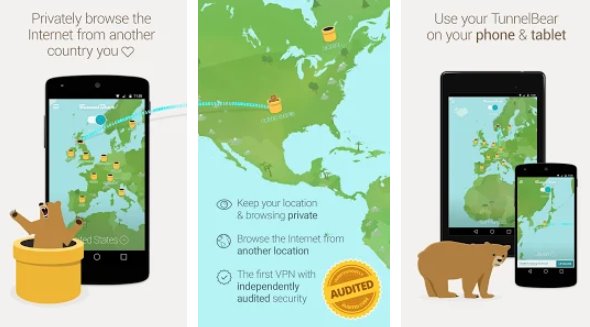 Gameplay screenshot from tunnelbear virtual private network and wiFi proxy for Android