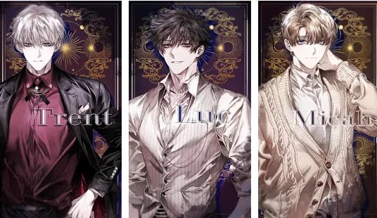 Gameplay screenshot from twilight blood romance otome game for Android