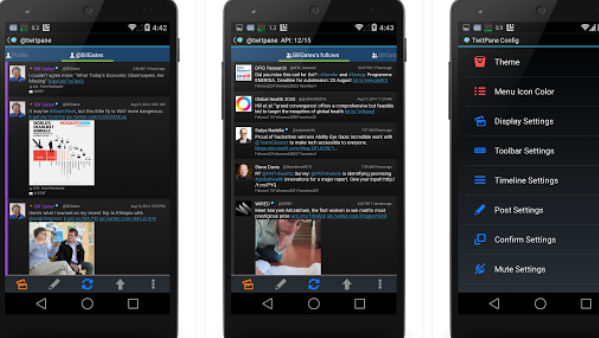 Gameplay screenshot from twitpaneplus for twitter for Android