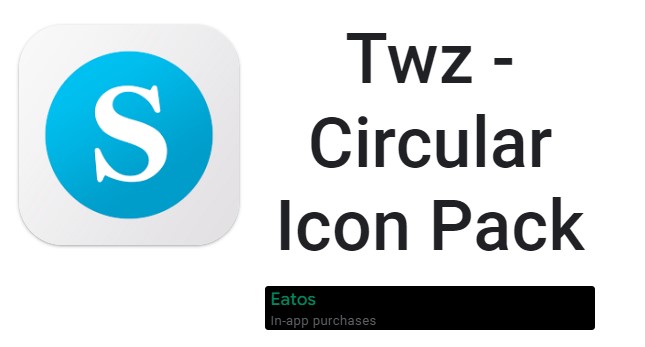paquete de iconos circulares twz