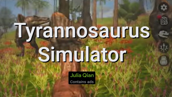 simulateur de tyrannosaure