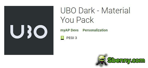 ubo dark material you pack
