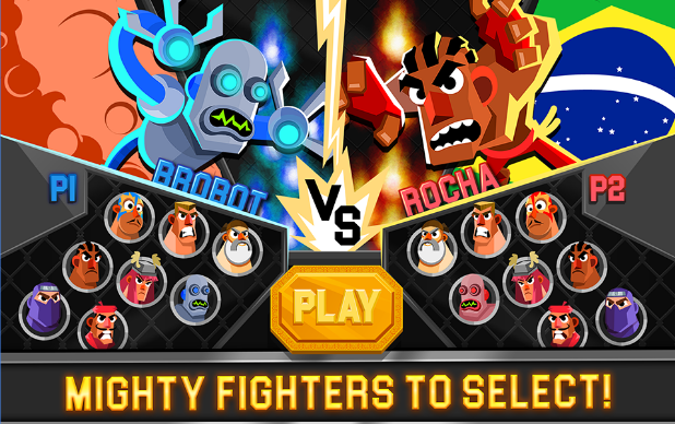Gameplay screenshot from ufb 3 ultra fighting bros for Android