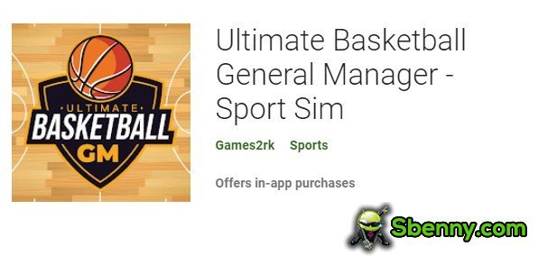 Ultimate Basketball General Manager Sport Sim