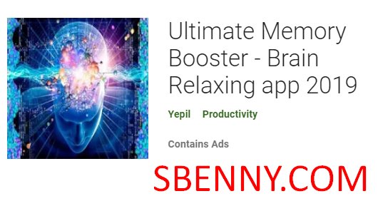 ultimative Memory Booster Gehirn entspannende App 2019
