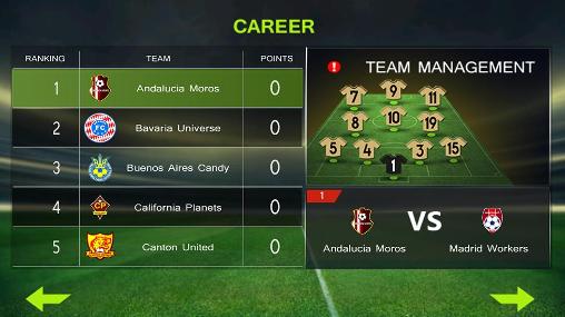 Gameplay screenshot from ultimate soccer football for Android