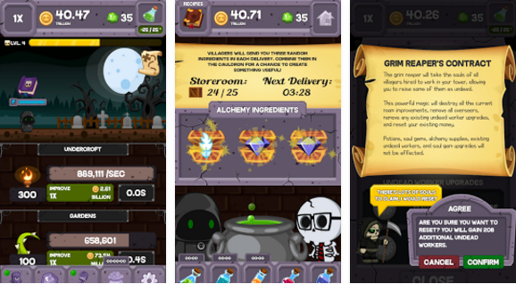Gameplay screenshot from undead tycoon for Android