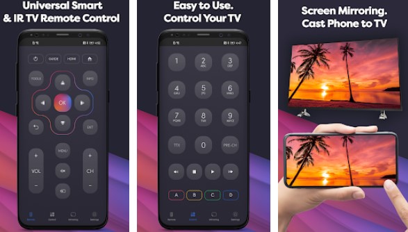 کنترل از راه دور تلویزیون هوشمند جهانی uniMote MOD APK Android