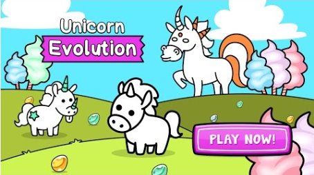 unicornio evolución juego de caballos de cuento de hadas