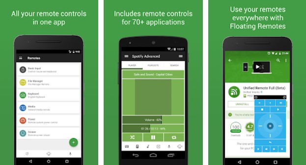 Gameplay screenshot from unified remote full for Android