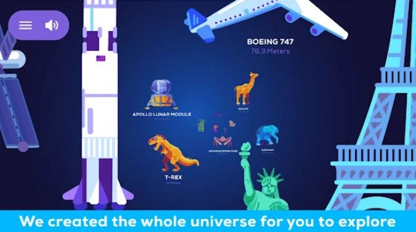 Gameplay screenshot from universe in a nutshell for Android