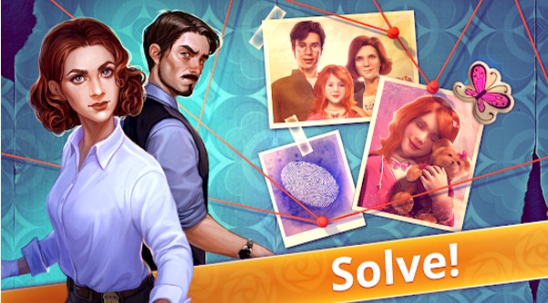 Gameplay screenshot from unsolved hidden mystery detective games for Android