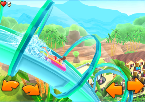 Gameplay screenshot from uphill rush racing for Android