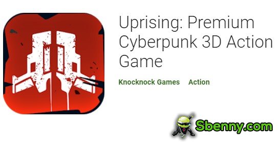 jogo de ação cyberpunk 3D premium