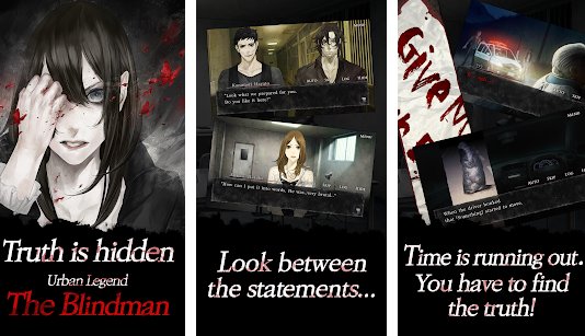 Gameplay screenshot from urban legend shin hayarigami blindman for Android