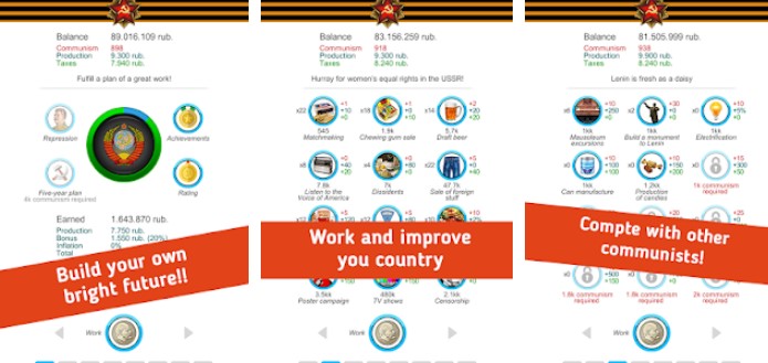 Gameplay screenshot from ussr simulator for Android