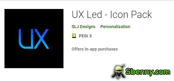 pacchetto di icone led ux