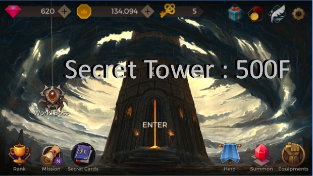  Secret Tower : 500F