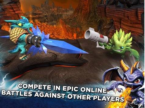 Gameplay screenshot from Skylanders Battlecast for Android