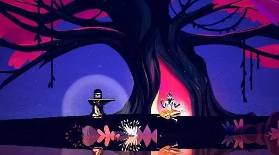 Gameplay screenshot from sadhana the way back for Android