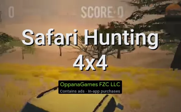 safari hunting 4x4