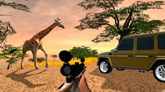 Gameplay screenshot from safari hunting 4x4 for Android