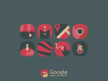 Gameplay screenshot from sagon icon pack dark ui for Android
