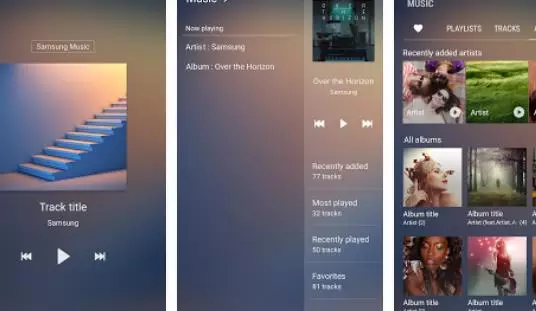 Gameplay screenshot from samsung music for Android