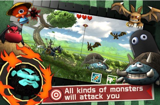 Gameplay screenshot from samurai santaro dark onmyoji for Android