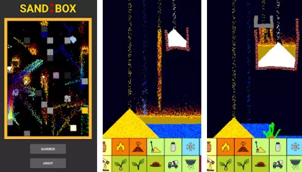 Gameplay screenshot from sand box for Android