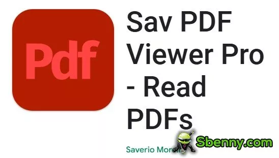 sav pdf viewer pro read pdfs