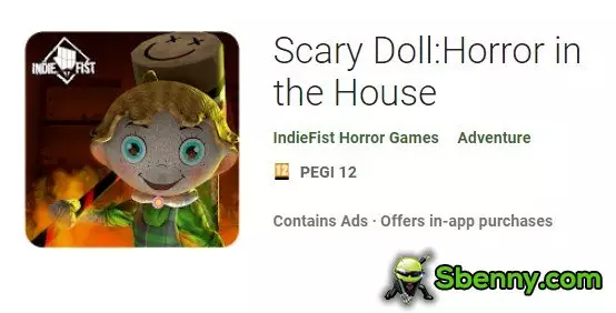 scary doll horror in the house