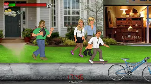 Gameplay screenshot from school days for Android