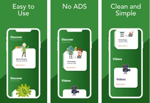 Gameplay screenshot from science for kids for Android