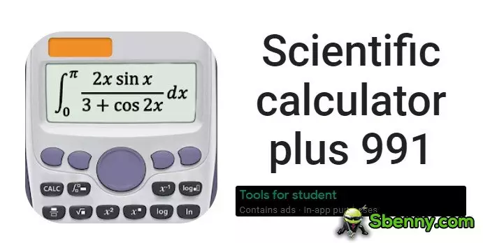  Scientific calculator plus 991