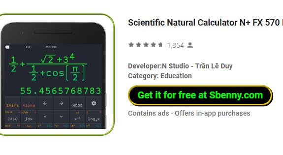  Scientific Natural Calculator N+ FX 570 ES/VN PLUS
