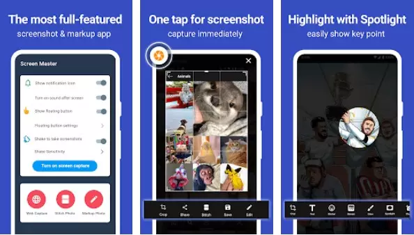 Gameplay screenshot from screen master pro for Android