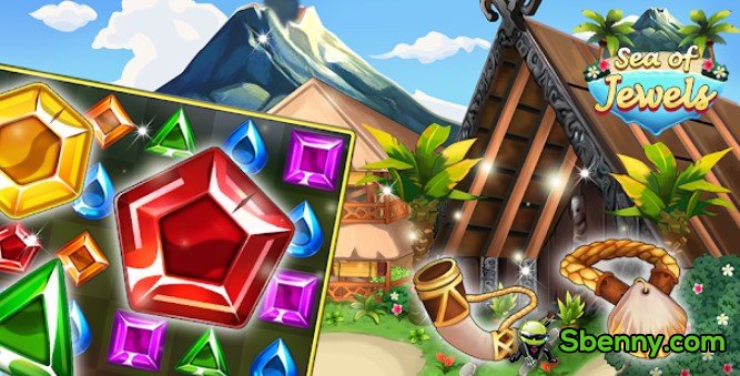  Sea of Jewels : Aloha ! Match3 puzzle
