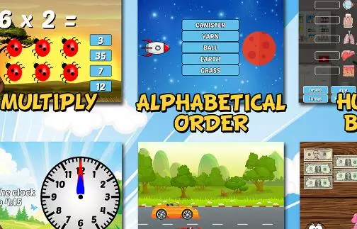 Gameplay screenshot from second grade learning games free for Android