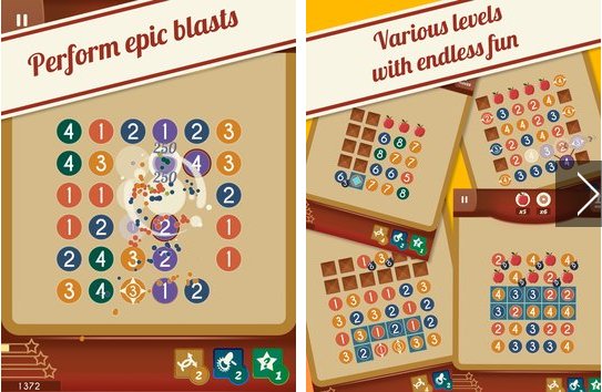 Gameplay screenshot from sequence connecting numbers for Android