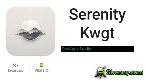 serenity kwgt
