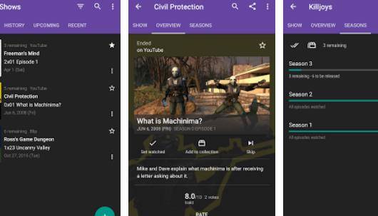 Gameplay screenshot from seriesguide for Android