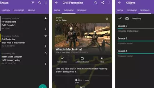 Gameplay screenshot from seriesguide for Android