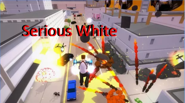  Serious White