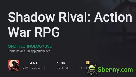 shadow rival action war rpg