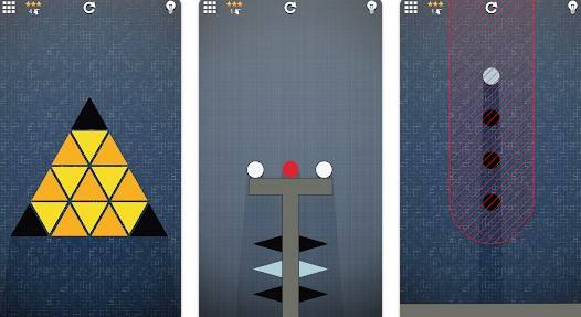 Gameplay screenshot from shatterbrain physics puzzles for Android