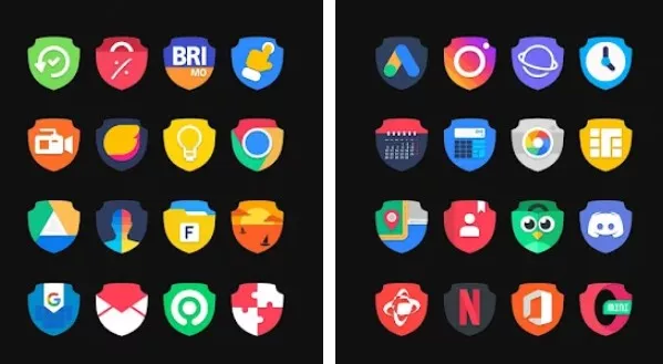 Gameplay screenshot from shield icon pack for Android