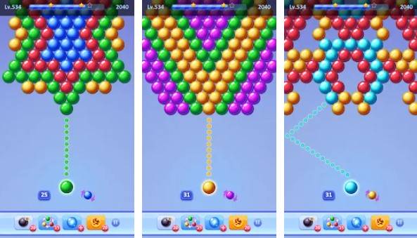Gameplay screenshot from shoot bubble for Android